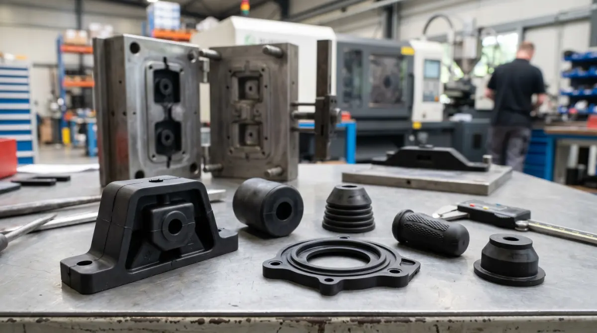 Diseño de piezas moldeadas - imagen tecnica de elastomeros