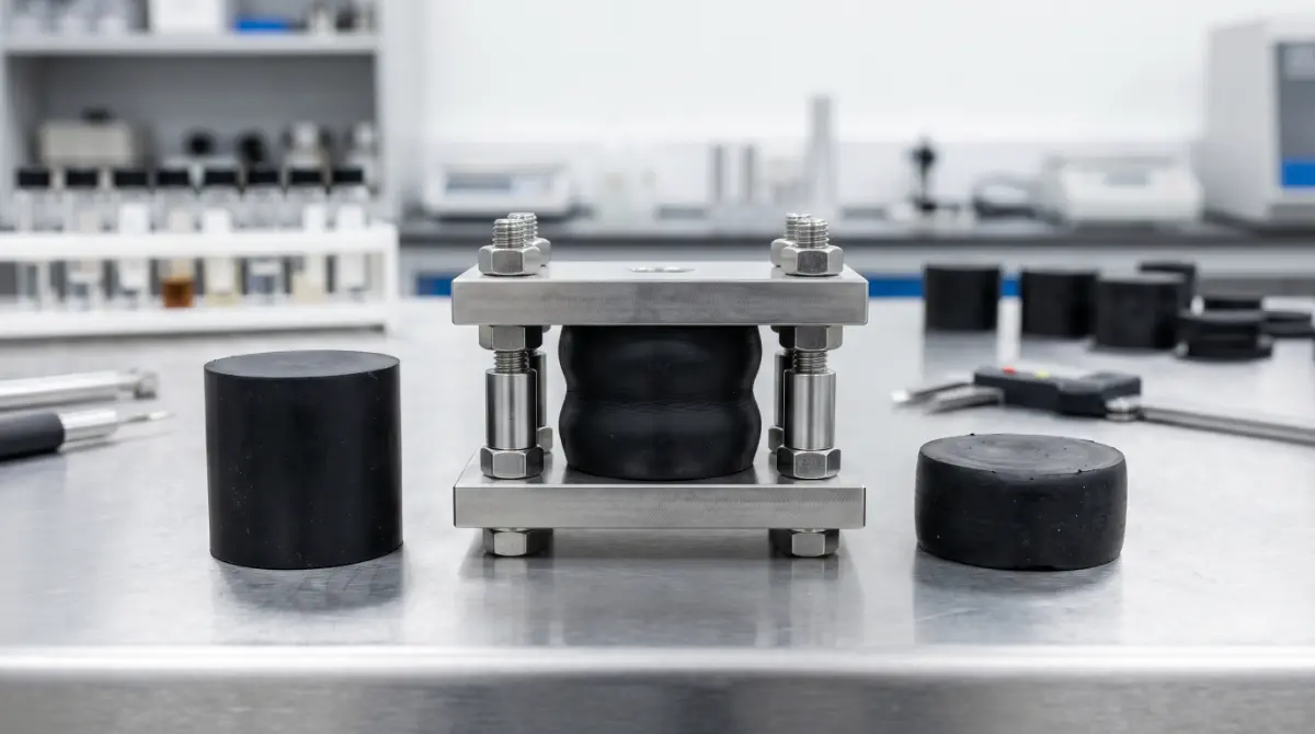Compression set - imagen tecnica de elastomeros