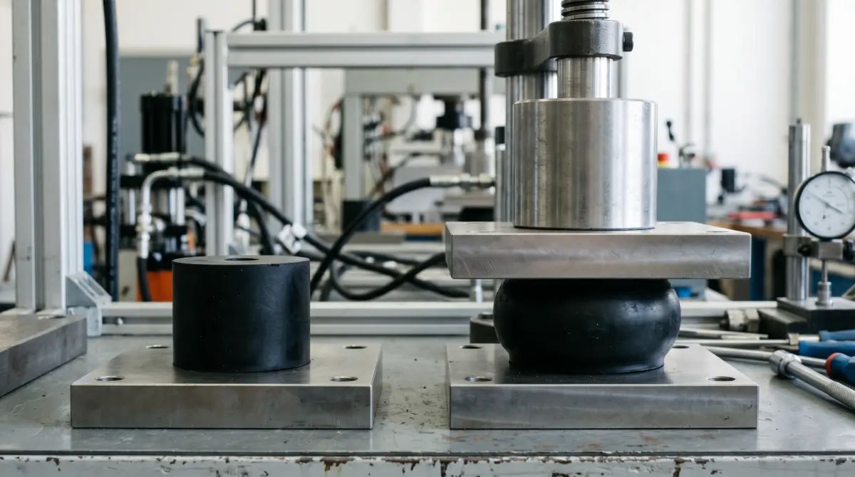 Compression set y relajación de esfuerzo - imagen tecnica de elastomeros
