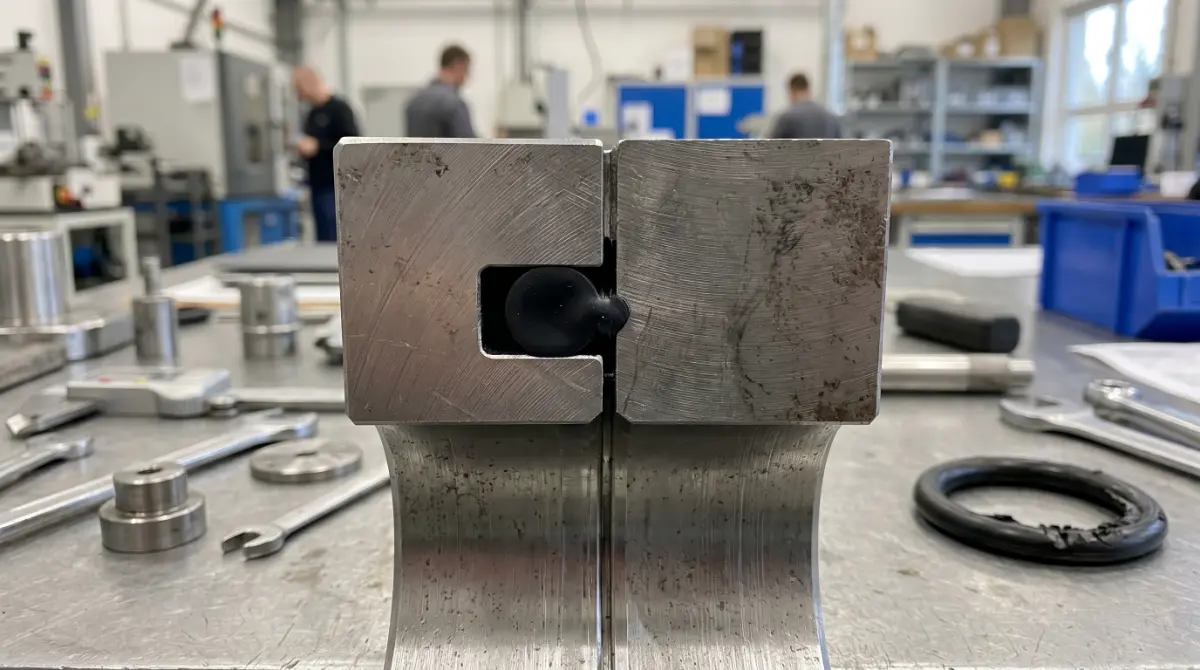 Extrusión en sellos y O-rings - imagen tecnica de elastomeros