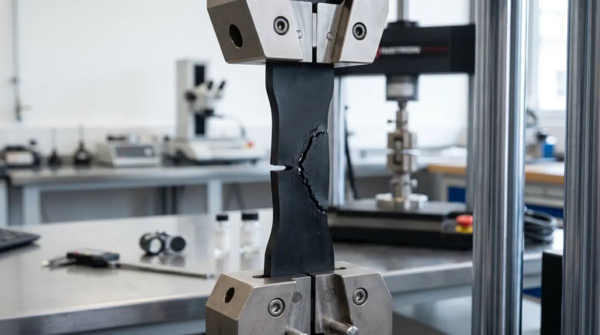 Desgarre, corte y propagación de grietas - imagen tecnica de elastomeros