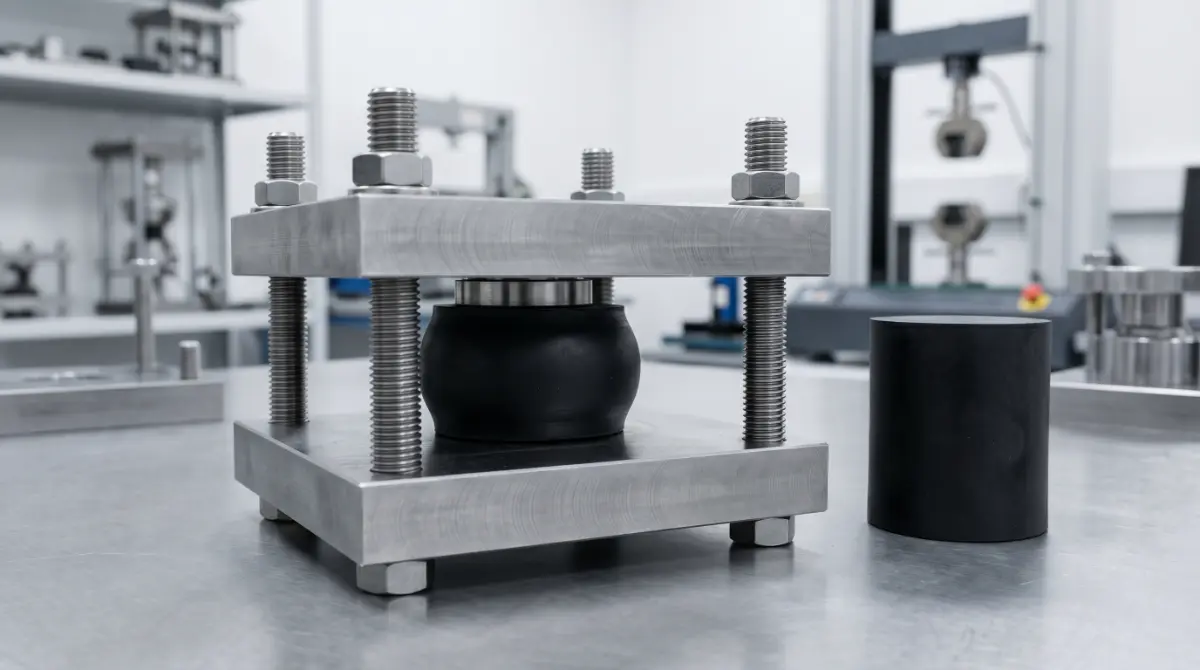 Compression set y relajación de esfuerzo - imagen tecnica de elastomeros