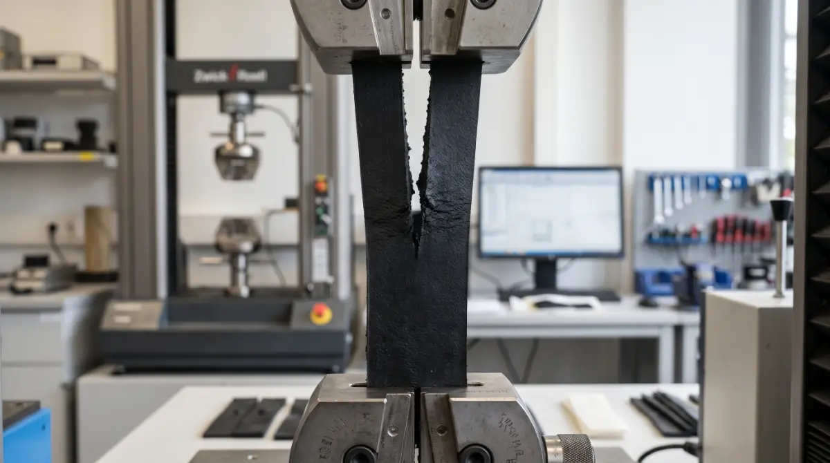 Desgarre, corte y propagación de grietas - imagen tecnica de elastomeros